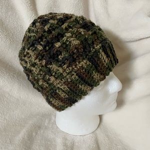 Camo beanie waffle style